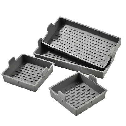 Nonstick Bakeware Set of 4 Cake Silicone Sheet Pan, Premium Baking Pan Dividers Non Stick Silicone Sheet Pan Set Suitable for Oven, Air Fryer to Simplify Cooking, Safe to Use and Easy to Clean