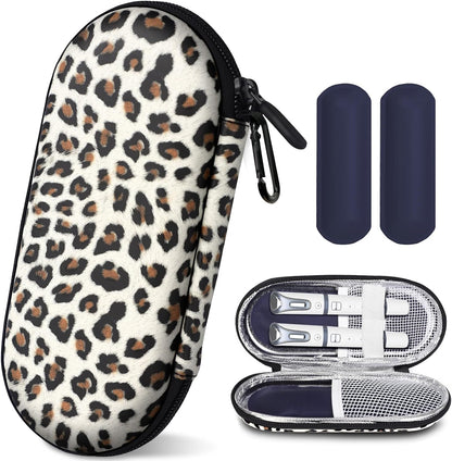Insulin Cooler Travel Case with 2 Reusable Ice Packs for Insulin Pen Portable Medical Cooler Bag for Diabetes and Other Diabetic Supplies for the Daily Life and Trip