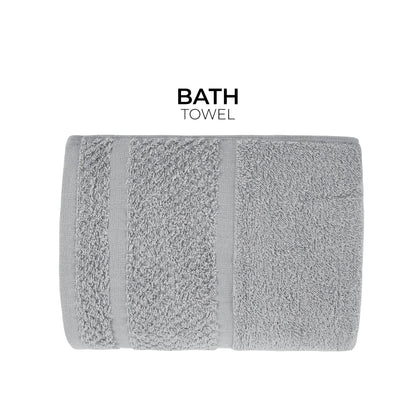 10 Piece Towel Set with Upgraded Softness & Durability, Grey