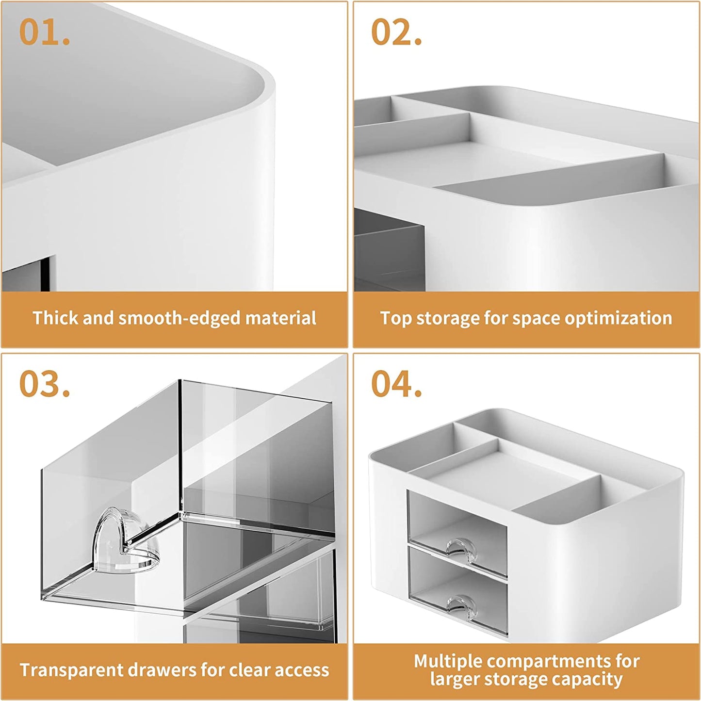 Compact Desk Organizer with Drawers
