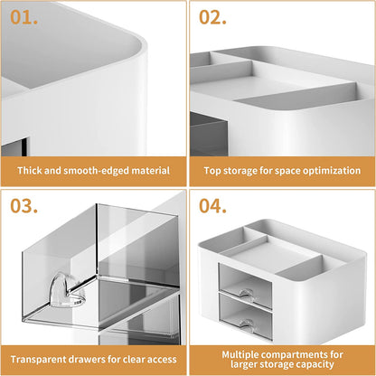 Compact Desk Organizer with Drawers