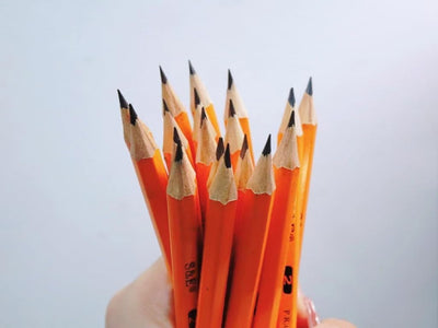 Half Pencils with Eraser Tops, Golf Pencils, 4 Inch, Classroom, Pew - #2 HB, Hexagon, Pre-Sharpened, Back to School, 96/Box.