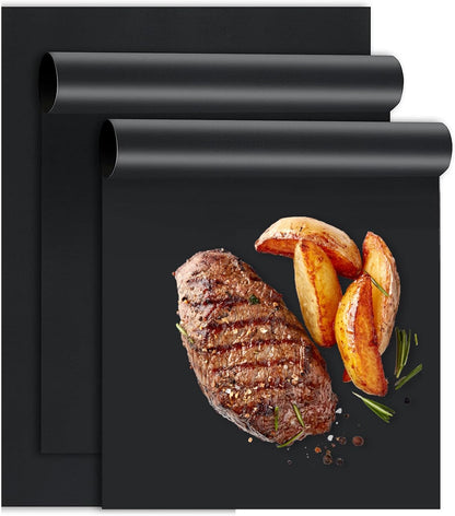 Large 65 X 48 Inches under Grill Mat for Outdoor Grill,Double-Sided Fireproof Grill Pad,Indoor Fireplace/Fire Pit Mat,Oil-Proof Waterproof BBQ Protector for Decks and Patios