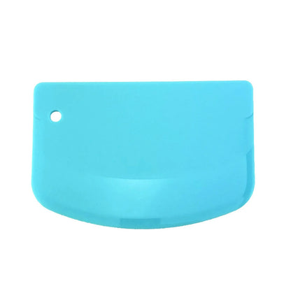 Ceramic Bakeware Set with Lids for Oven Outlet Sale Dough Scraper Blue Kitchen Utensils Set Kitchen Fork Plastic Blue 5.27*3.55*0.39 Inch