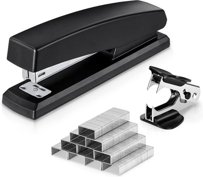 Desktop Office Stapler - 25 Sheet Capacity, Includes 1000 Staples, Staple Remover, Green