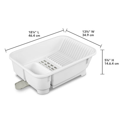 Sink Set, Space-Efficient, Self-Draining with Retractable Spout, White
