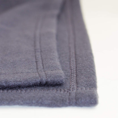 Cozy-Soft Microfleece Travel Blanket, 50X60 Inch, Lightweight, Compact, Perfect for Airplane and Car, Charcoal