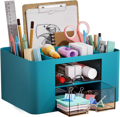 Compact Desk Organizer with Drawers
