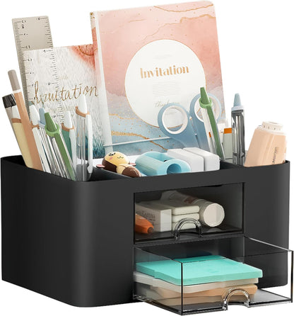 Compact Desk Organizer with Drawers