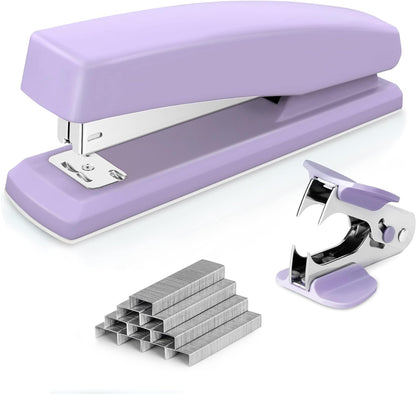 Desktop Office Stapler - 25 Sheet Capacity, Includes 1000 Staples, Staple Remover, Green