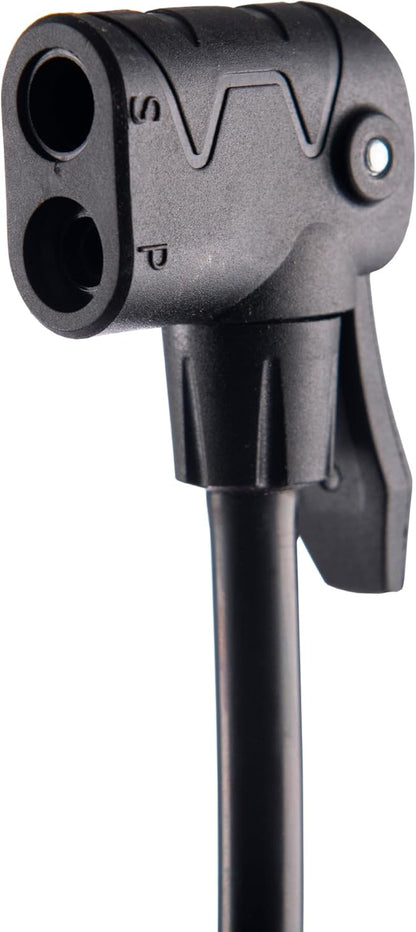 Multipurpose Foot Pump – Compact 160 PSI Floor Pump with Gauge, Presta & Schrader Valves
