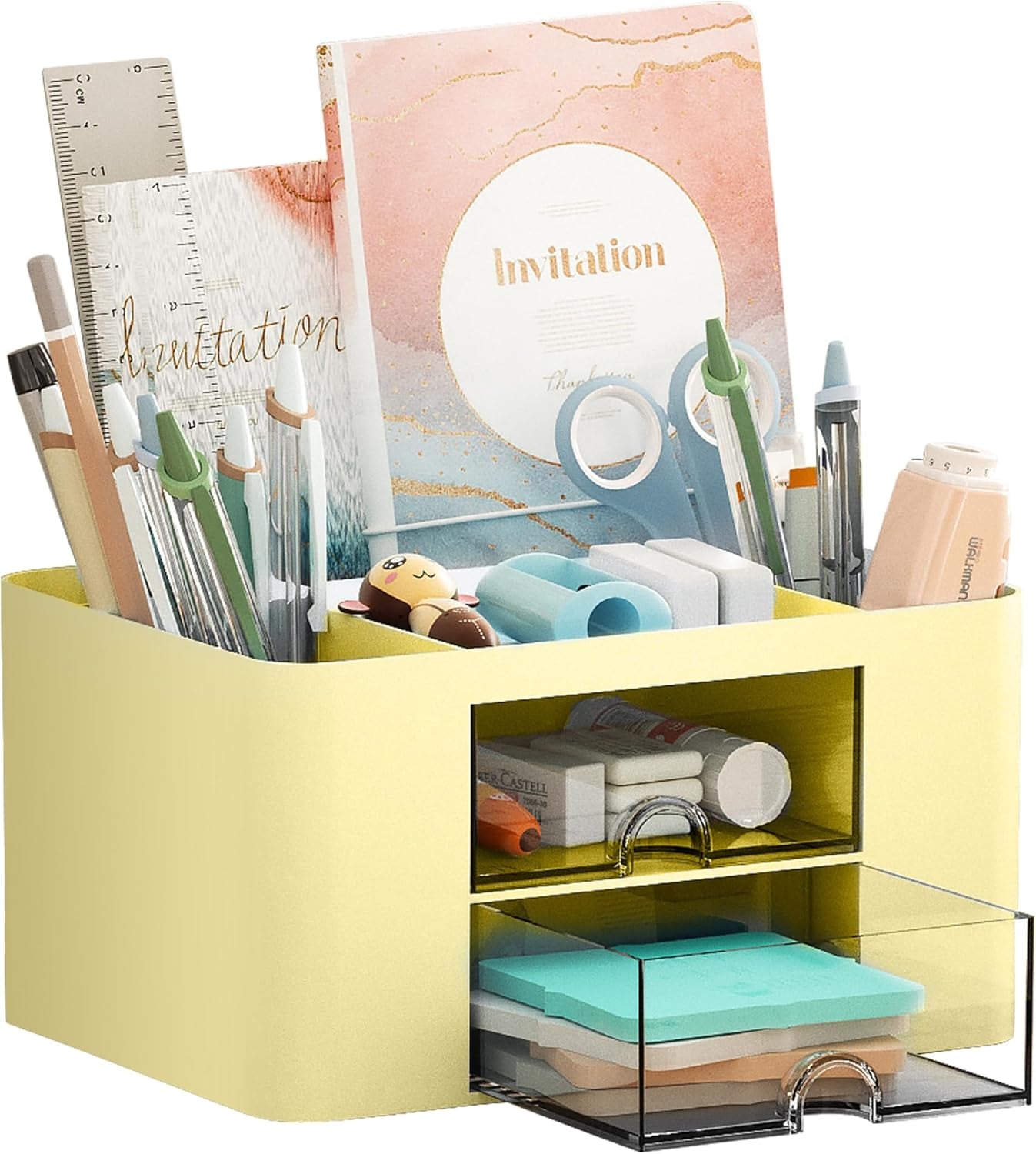 Compact Desk Organizer with Drawers