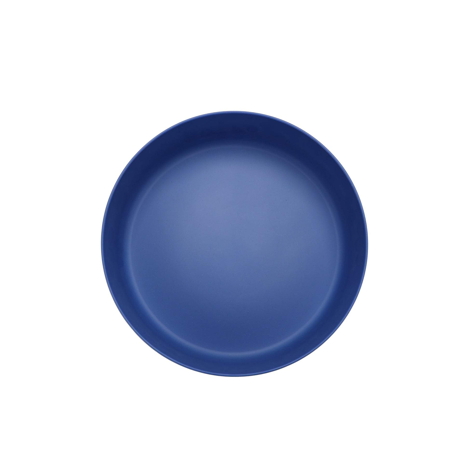 Bamboo Melamine Serving Bowl & Dip Bowl, Blue