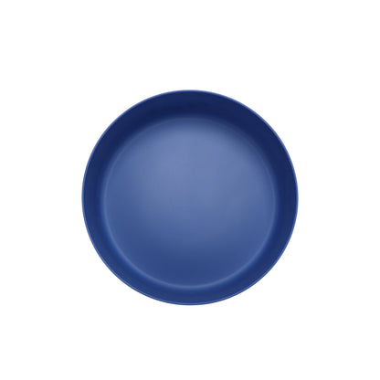 Bamboo Melamine Serving Bowl & Dip Bowl, Blue