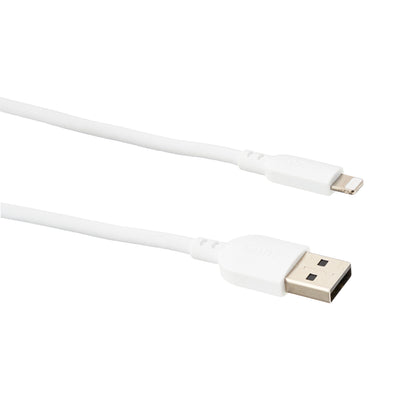 10Ft Lightning to USB-A Charging Cable, MFI Certified, White, Compatible with Iphone and Ipad