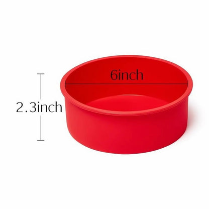 on Sale! Silicone Cake Pans for Baking round Cake for Cupcake Cheese Cakes and Cakes Non Stick Silicone Bakeware Sets Kitchen Fork Clearance